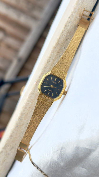 1995 Classic Citizen Vega Vintage Watch - 18ct Gold Plated