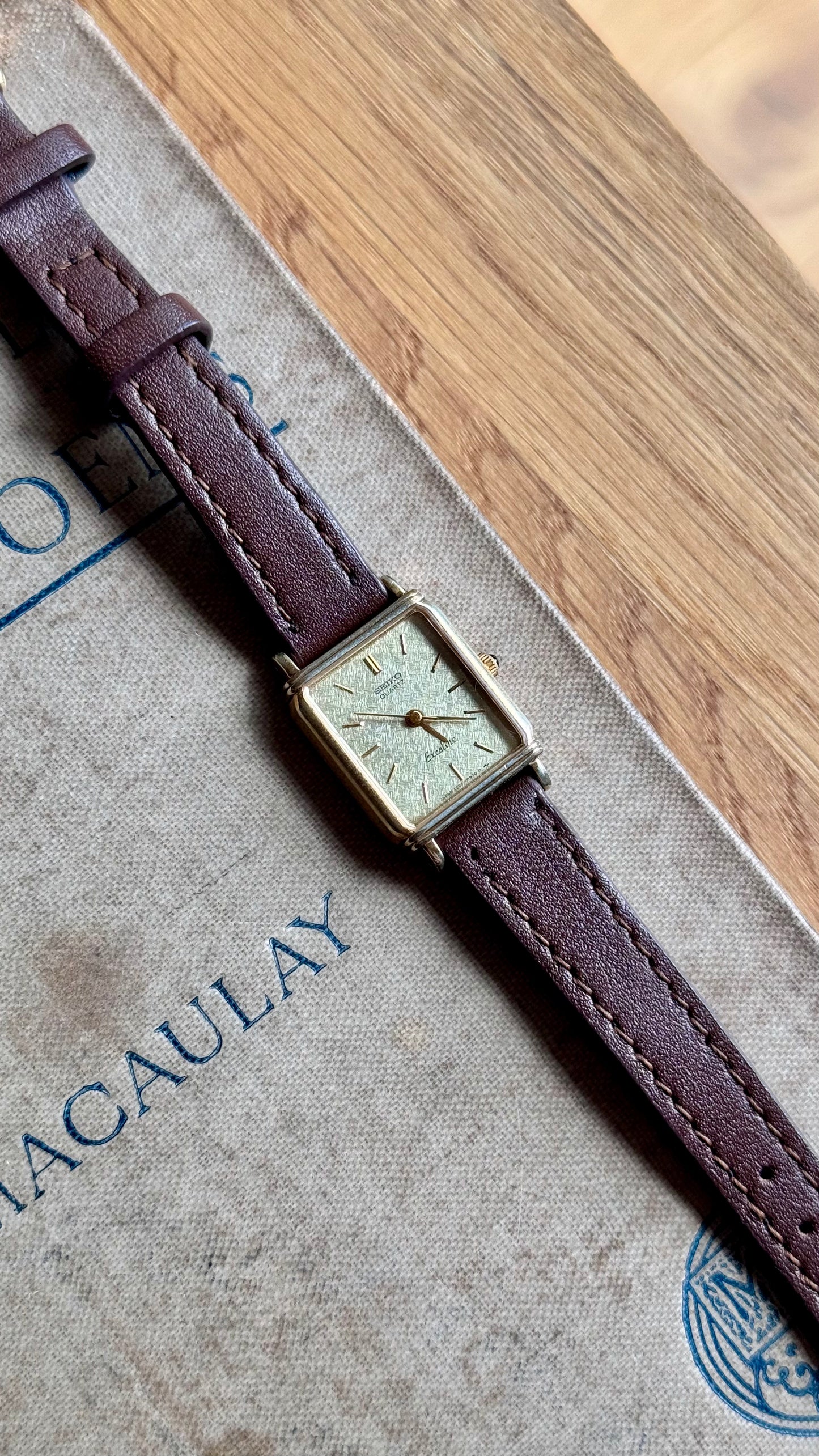 Vintage Seiko Exceline 1996 Watch - Gold Plated
