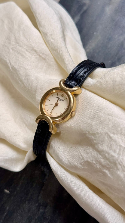Marie Claire Vintage Watch 1990s - Bespoke Leather