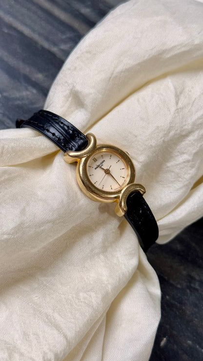 Marie Claire Vintage Watch 1990s - Bespoke Leather
