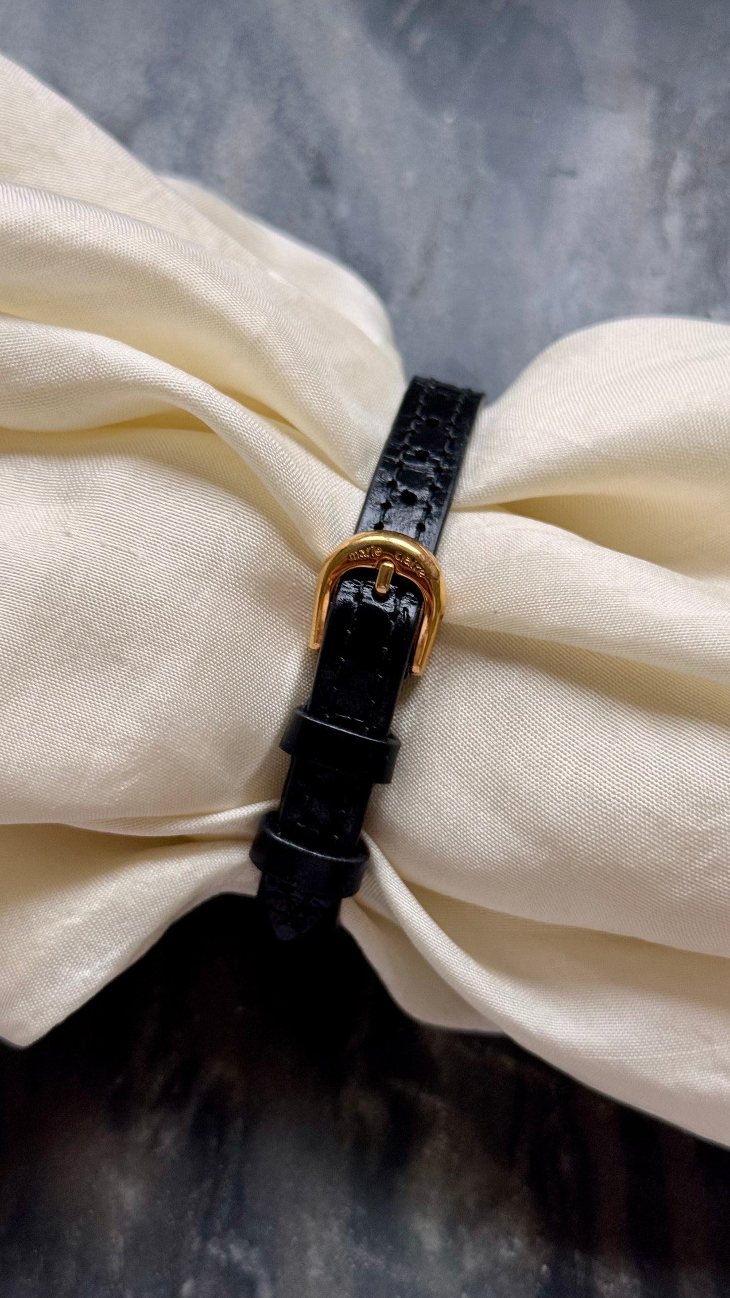 Marie Claire Vintage Watch 1990s - Bespoke Leather