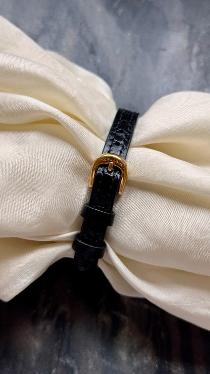 Marie Claire Vintage Watch 1990s - Bespoke Leather