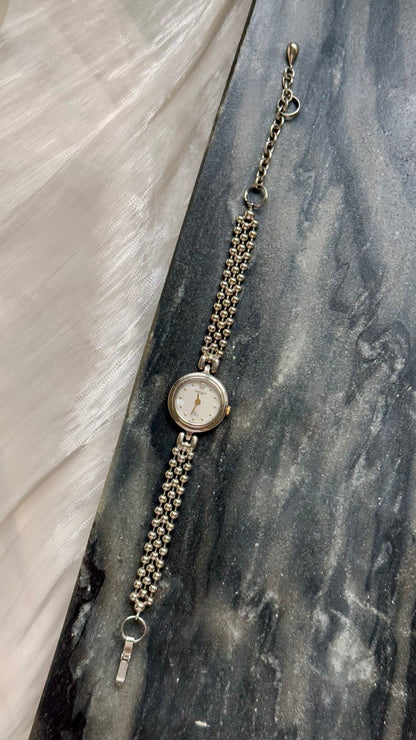 Vintage Gianni Accardi Milano Italy Watch -  Mother Of Pearl Dial
