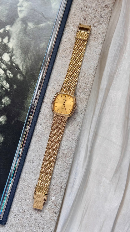 Seiko Exceline vintage watch -  18k gold plated