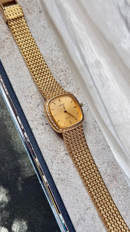 Seiko Exceline vintage watch -  18k gold plated