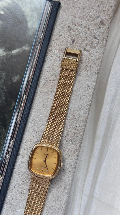 Seiko Exceline vintage watch -  18k gold plated