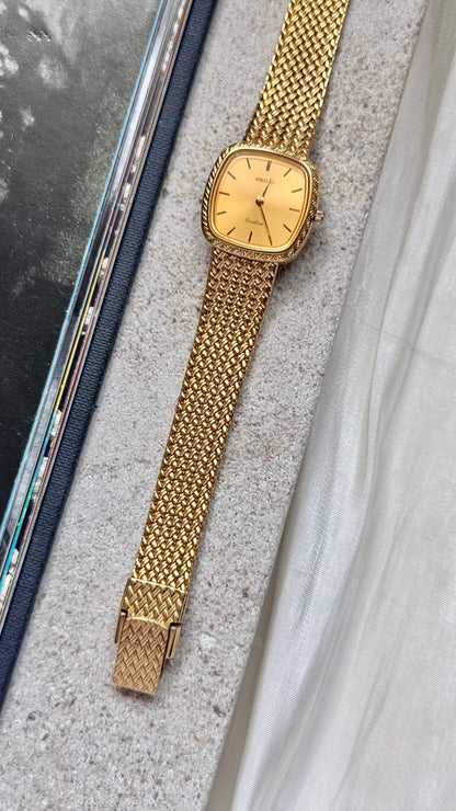 Seiko Exceline vintage watch -  18k gold plated