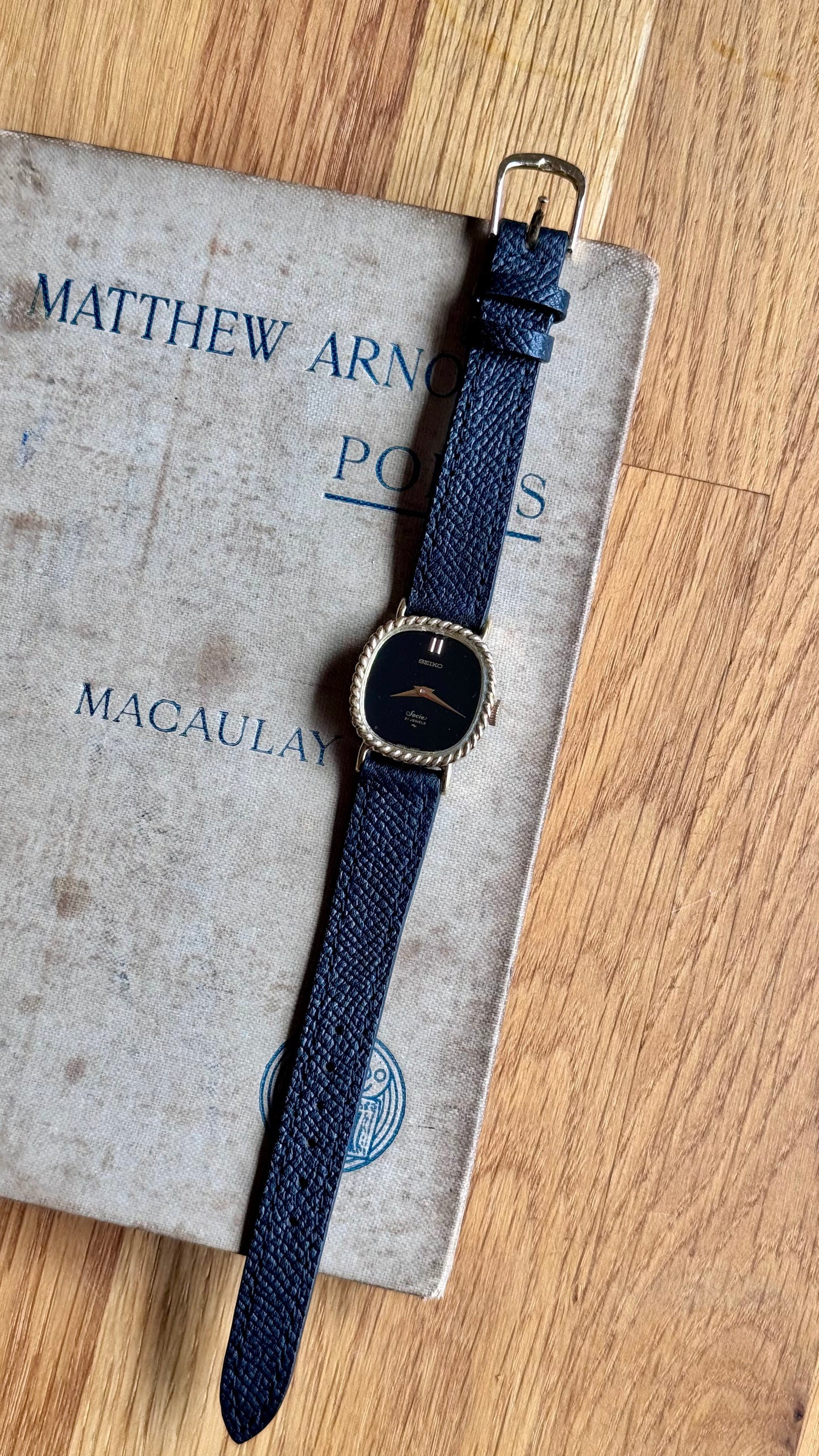 Vintage Seiko Socie 1976 Watch - Gold Plated