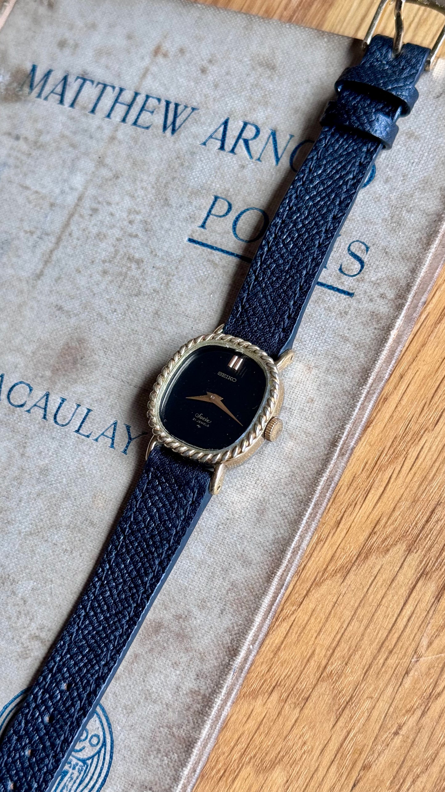 Vintage Seiko Socie 1976 Watch - Gold Plated