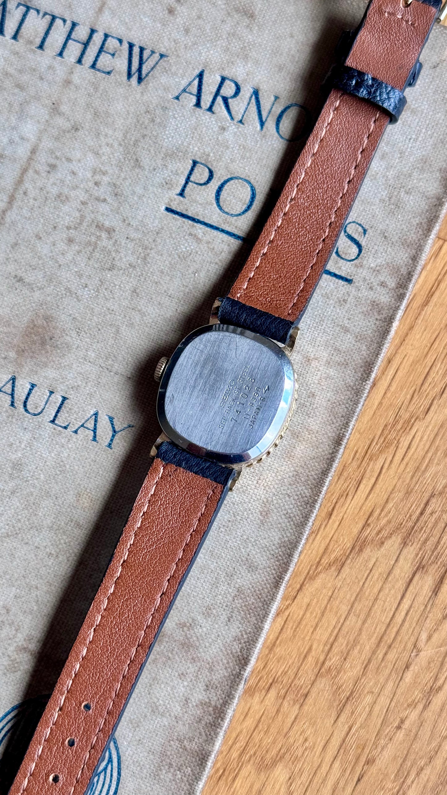 Vintage Seiko Socie 1976 Watch - Gold Plated