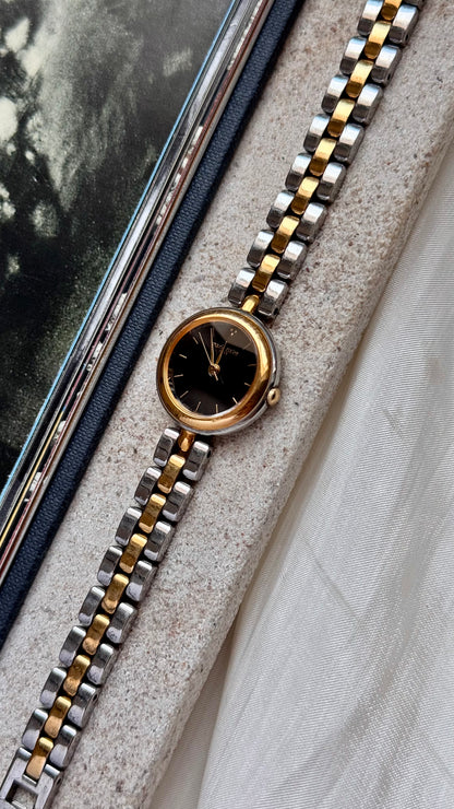Marie Claire vintage watch - Gold and palladium plated