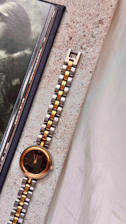 Marie Claire vintage watch - Gold and palladium plated