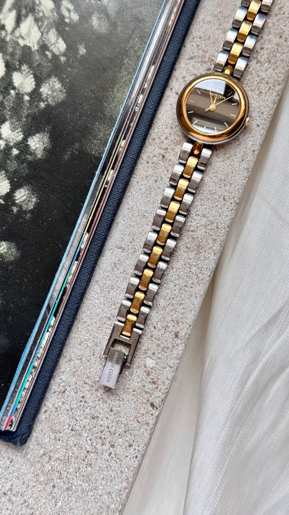 Marie Claire vintage watch - Gold and palladium plated