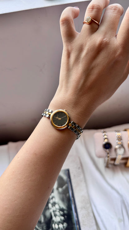 Marie Claire vintage watch - Gold and palladium plated