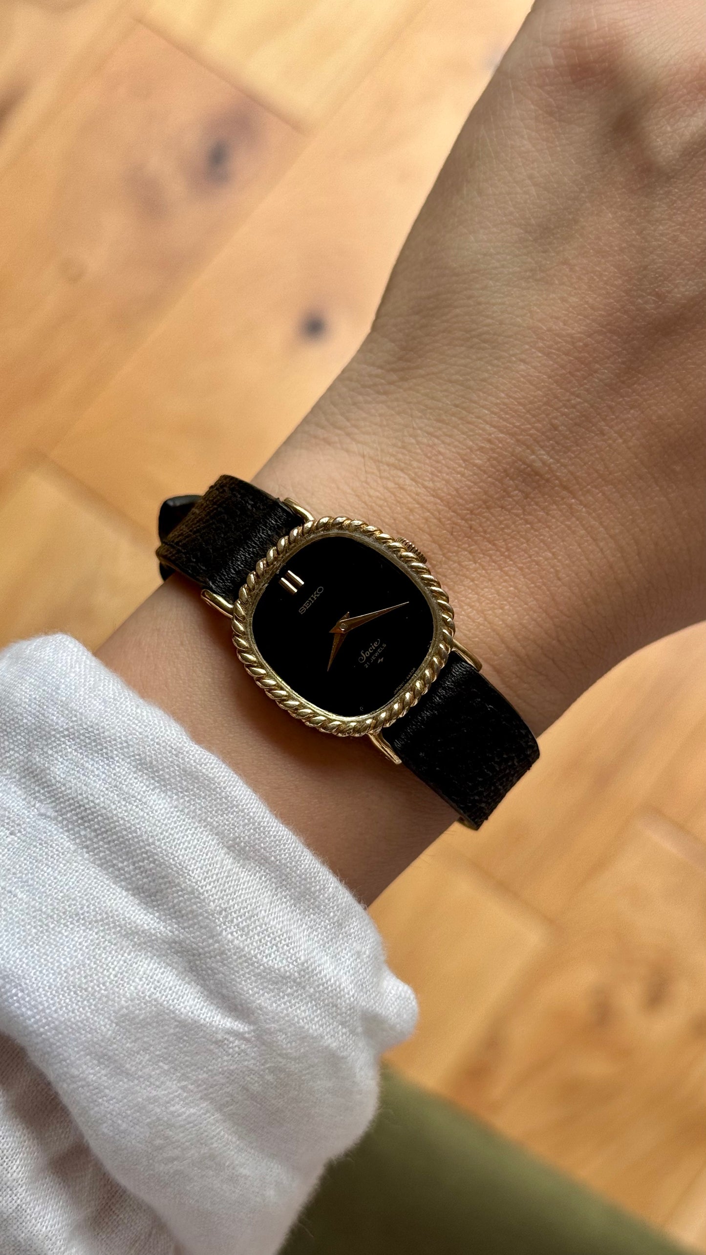 Vintage Seiko Socie 1976 Watch - Gold Plated