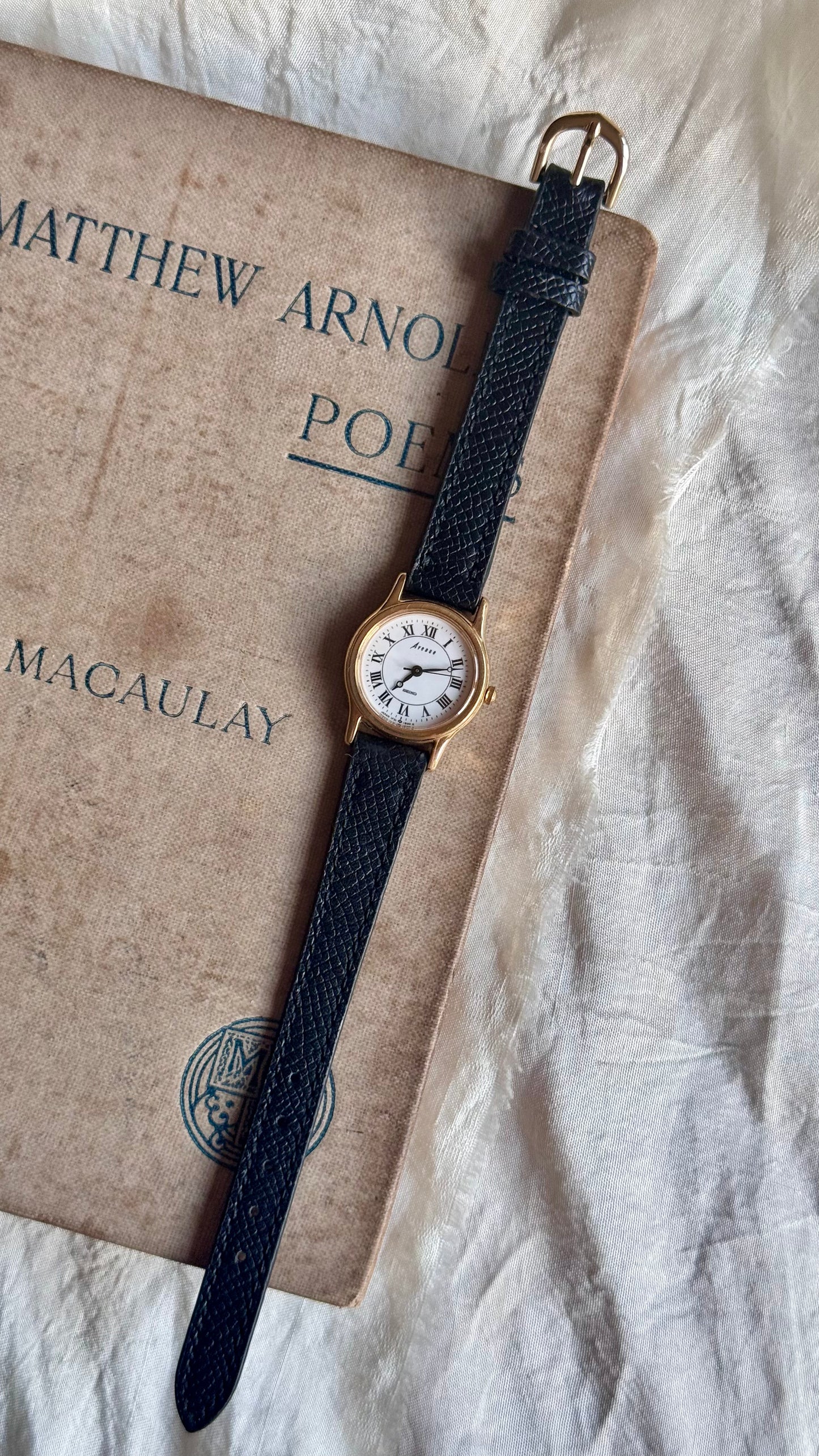 Classic Seiko Avenue Vintage Watch 1996 - Gold plated case