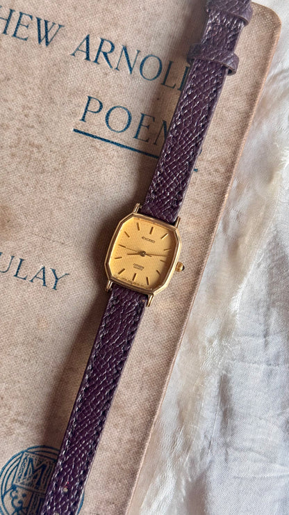 Vintage Citizen Exceed Watch 1993 - 30 Micron Gold Plated