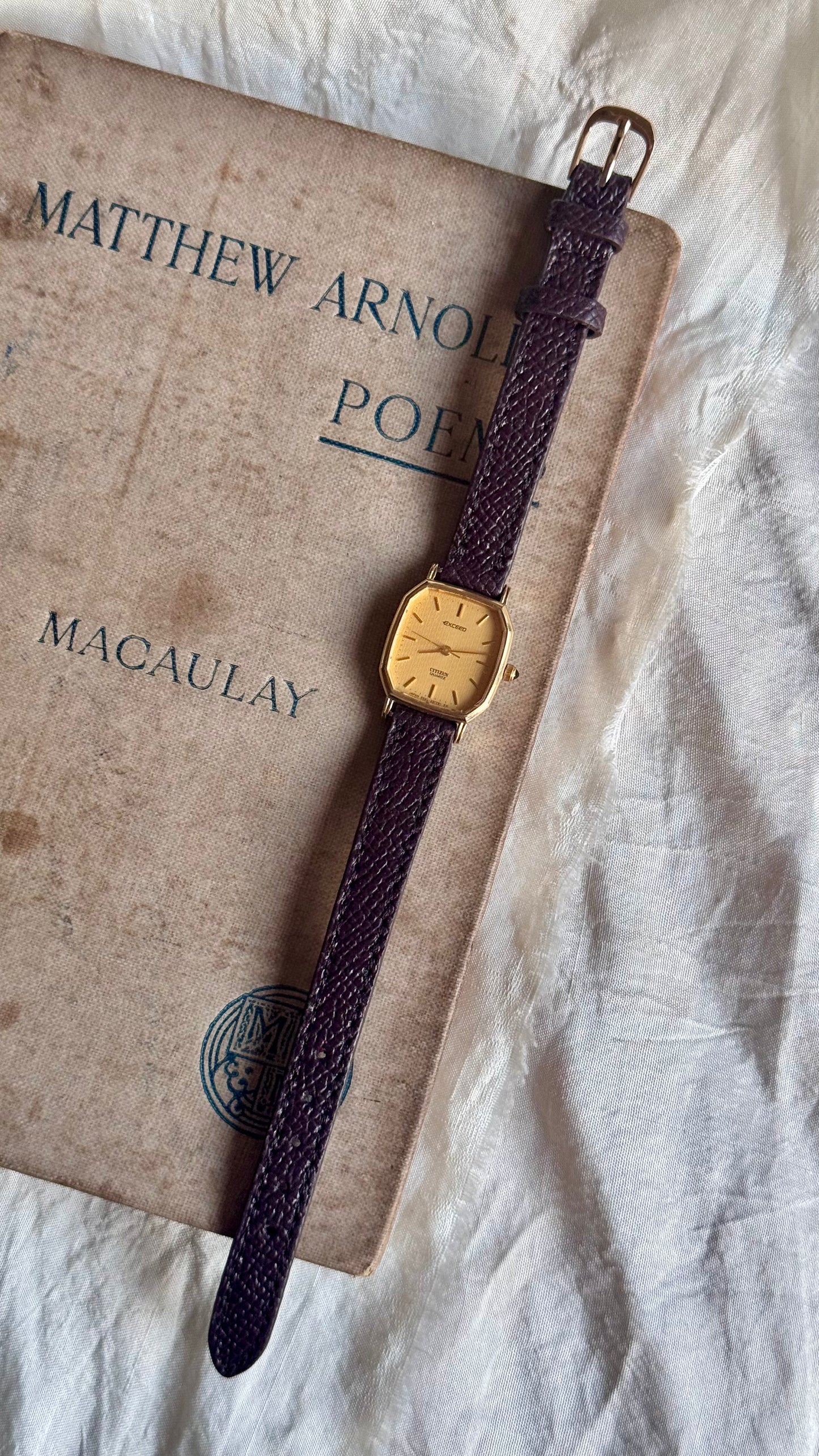 Vintage Citizen Exceed Watch 1993 - 30 Micron Gold Plated