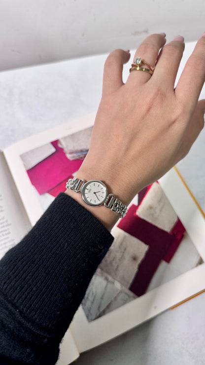 Seiko Silver Tone Vintage Watch Collection -  Clean Girl Aesthetic