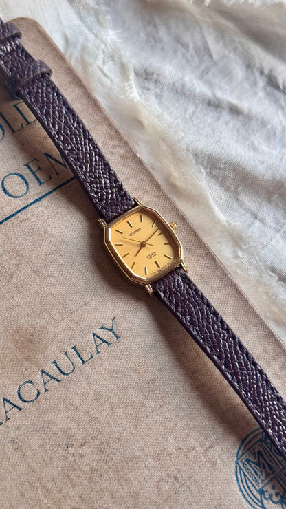 Vintage Citizen Exceed Watch 1993 - 30 Micron Gold Plated