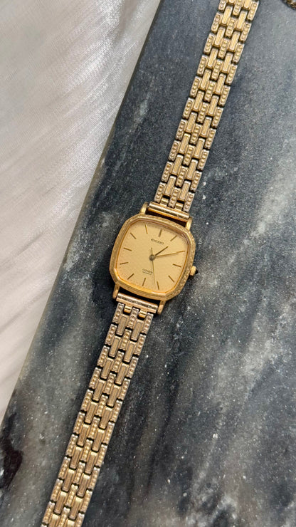 Citizen Exceed Vintage Watch - 30 Micron Gold Plated