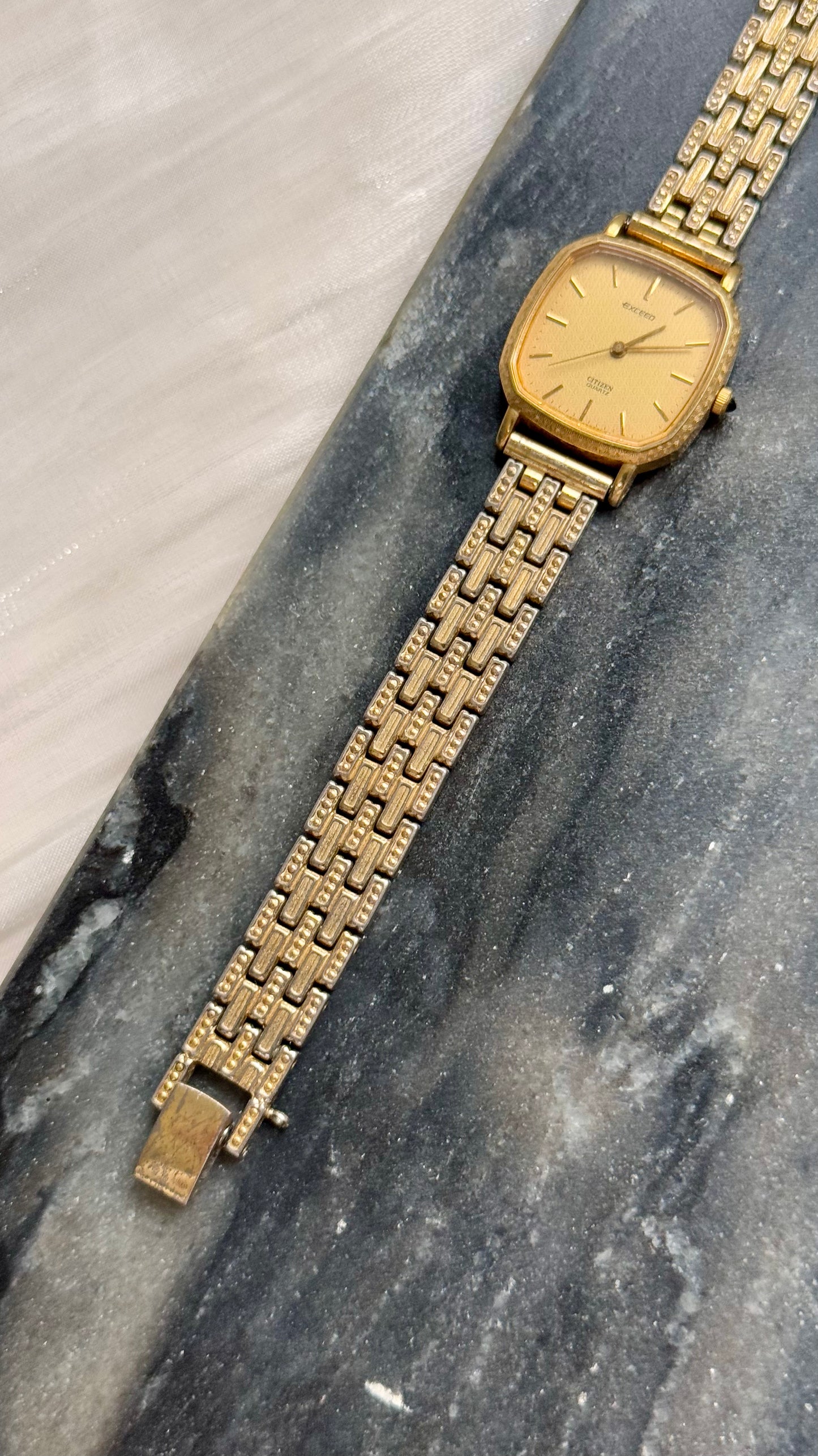 Citizen Exceed Vintage Watch - 30 Micron Gold Plated
