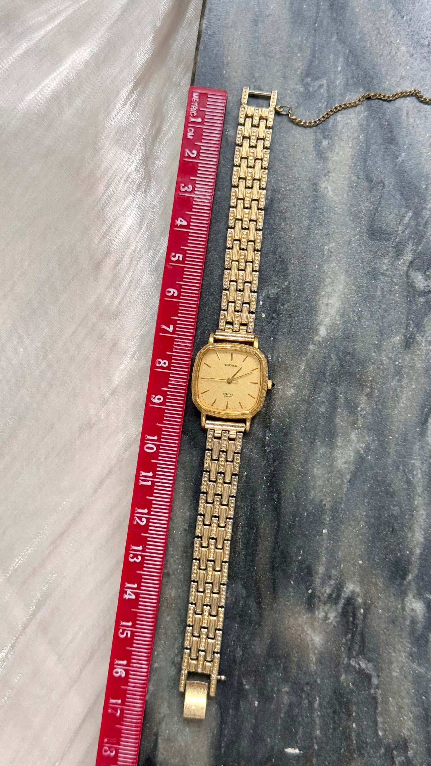 Citizen Exceed Vintage Watch - 30 Micron Gold Plated