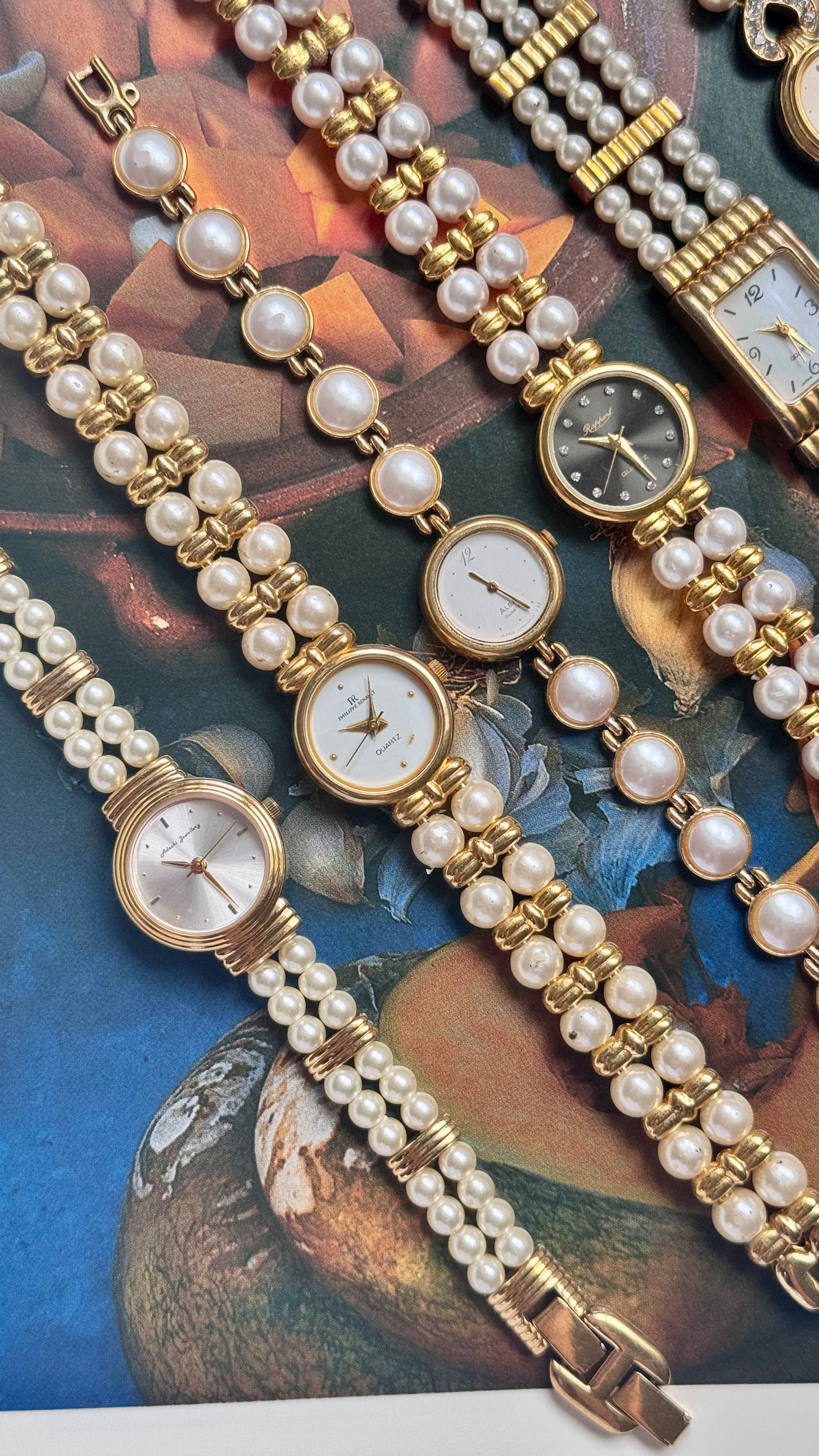 Art Decor Faux Pearl Watch Collection - All rare finds