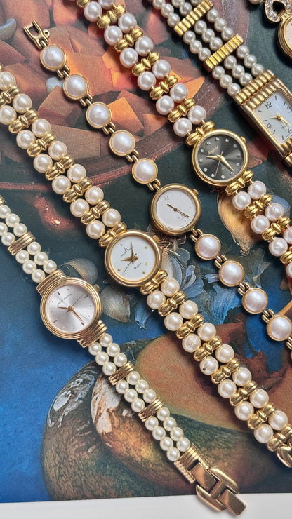 Art Decor Faux Pearl Watch Collection - All rare finds