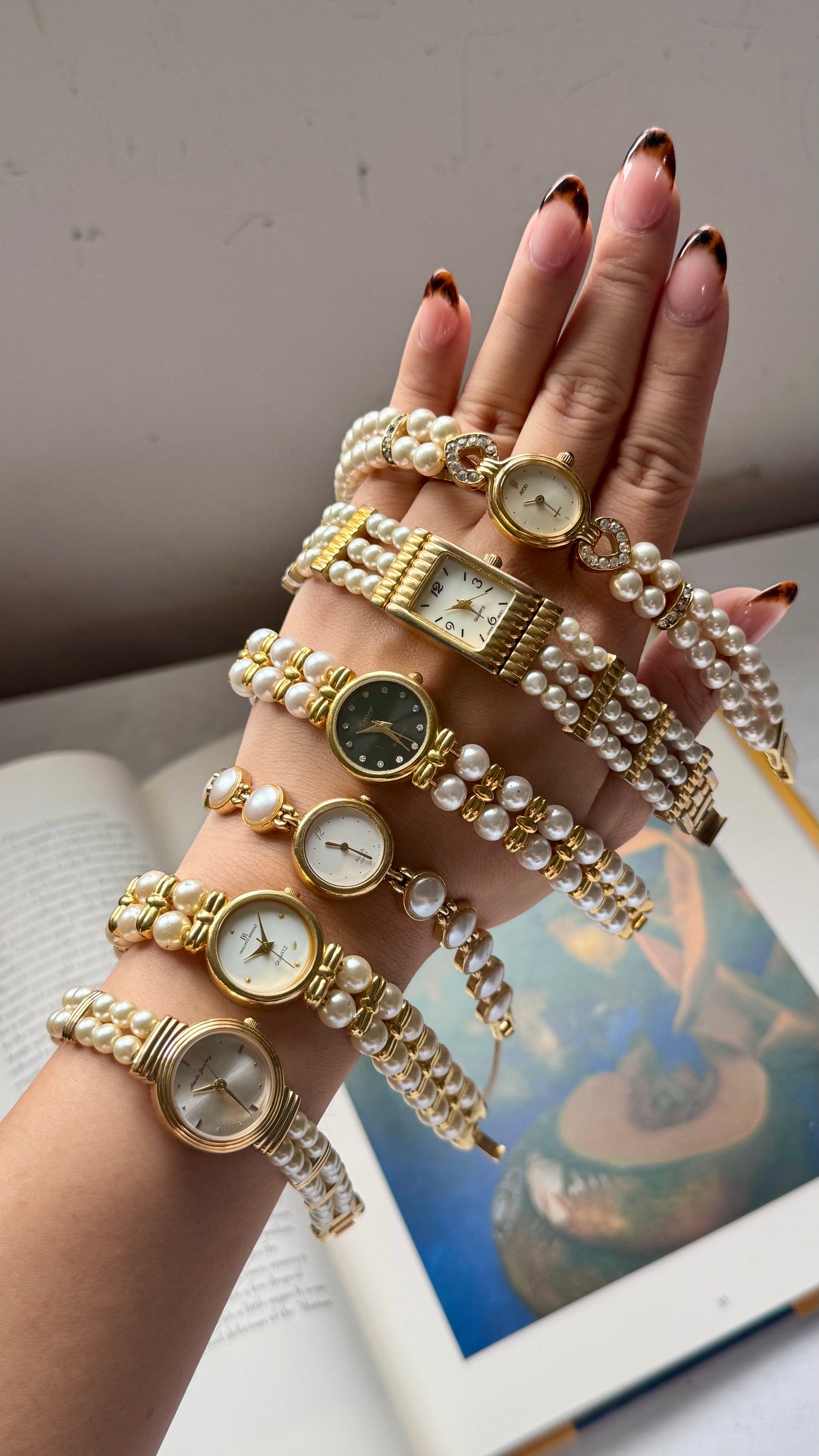 Art Decor Faux Pearl Watch Collection - All rare finds