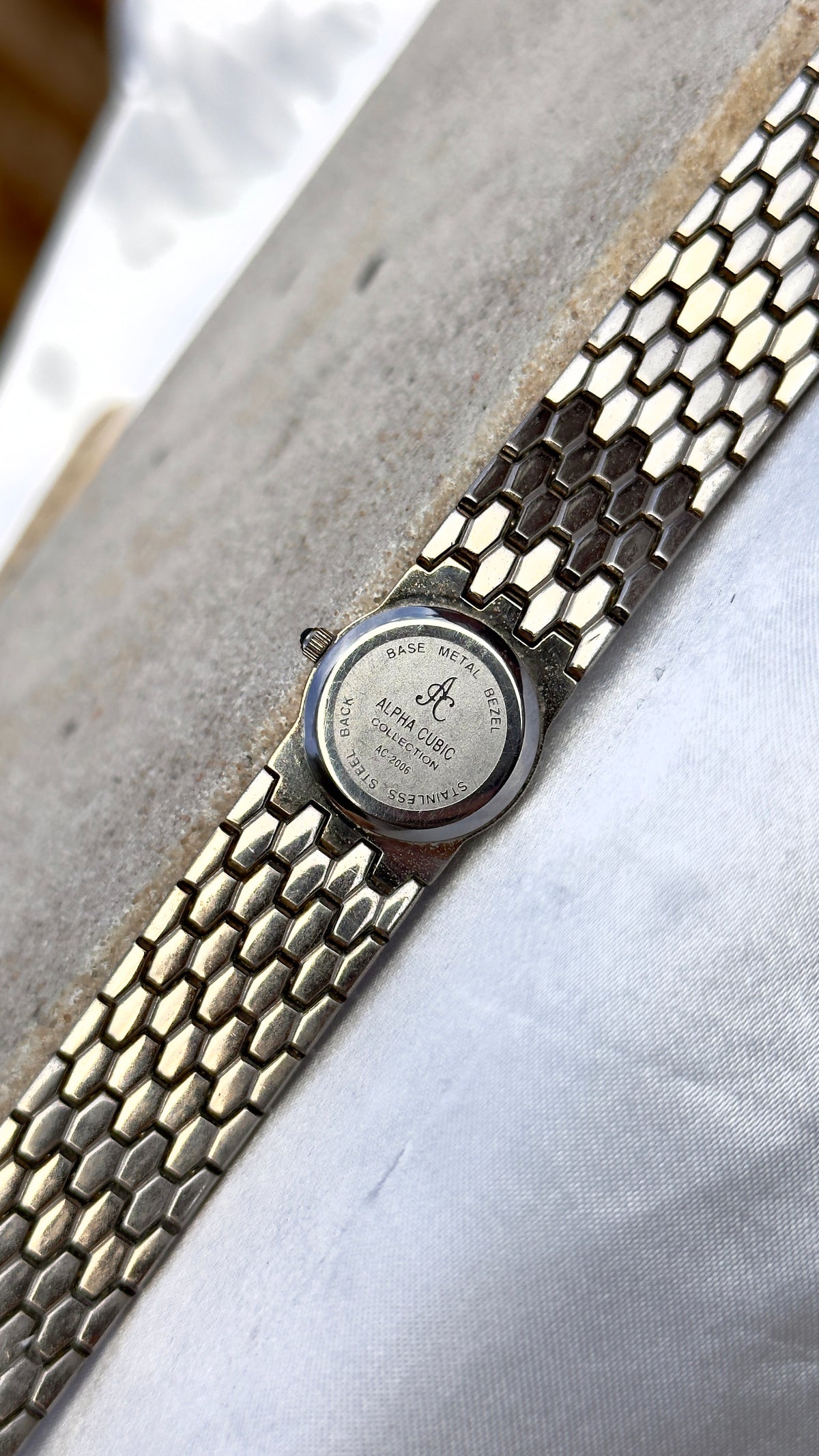 Alpha Cubic Collection vintage watch