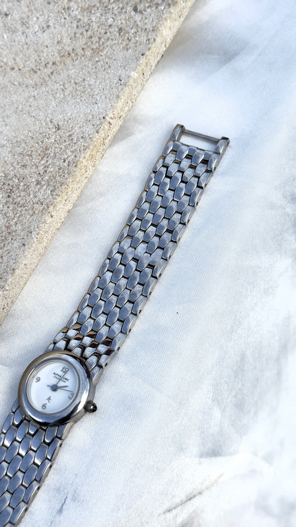 Alpha Cubic Collection vintage watch