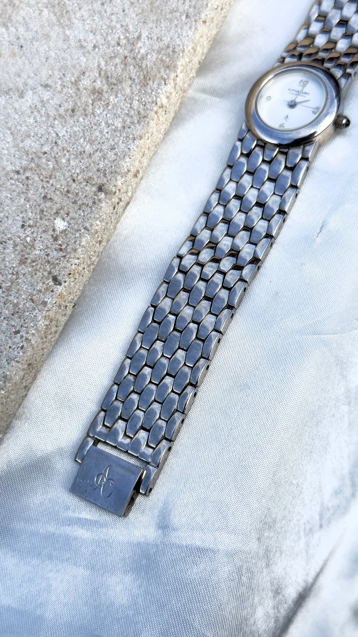 Alpha Cubic Collection vintage watch