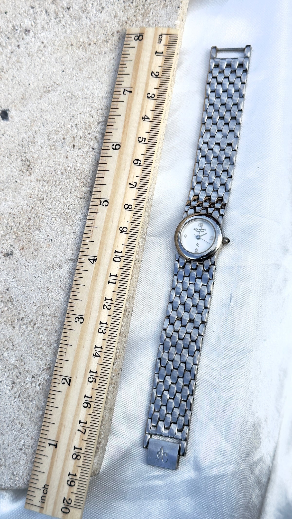 Alpha Cubic Collection vintage watch