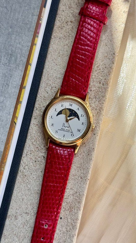 Mademoiselle NONNON - Papas vintage watch with moonphase calendar