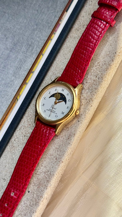 Mademoiselle NONNON - Papas vintage watch with moonphase calendar