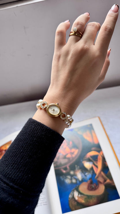 Art Decor Faux Pearl Watch Collection - All rare finds