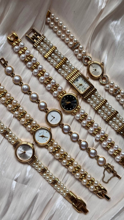 Art Decor Faux Pearl Watch Collection - All rare finds
