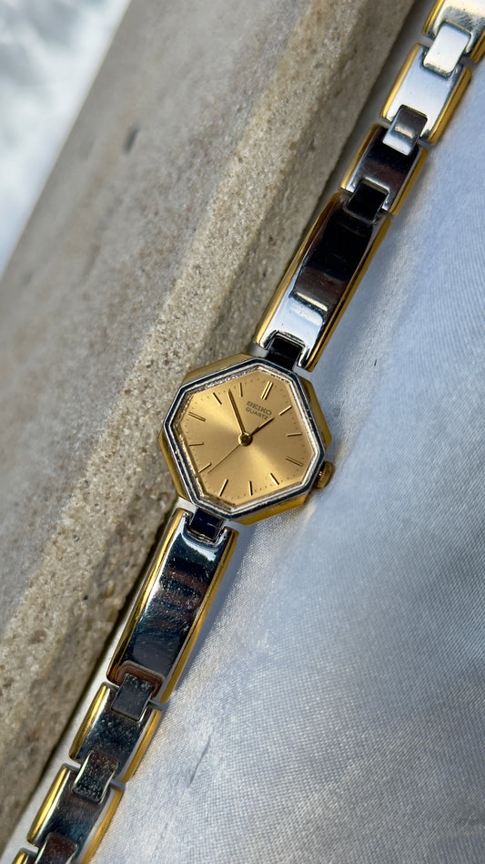Octagonal Seiko Vintage Watch 1982