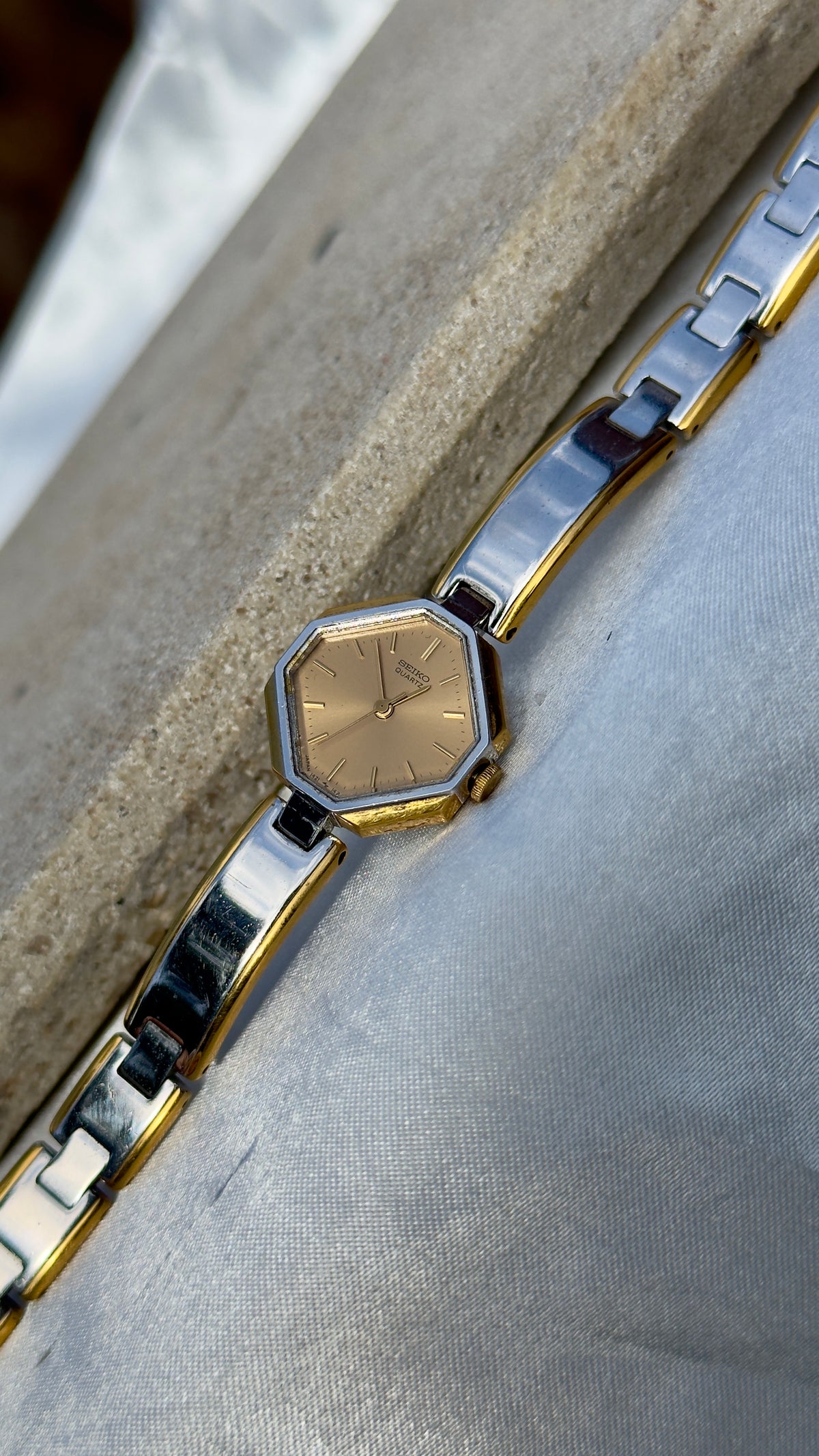 Octagonal Seiko Vintage Watch 1982