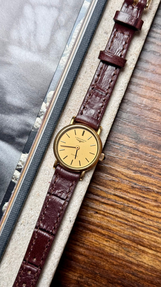 Longines Ladies Watch 1980s - gold plated