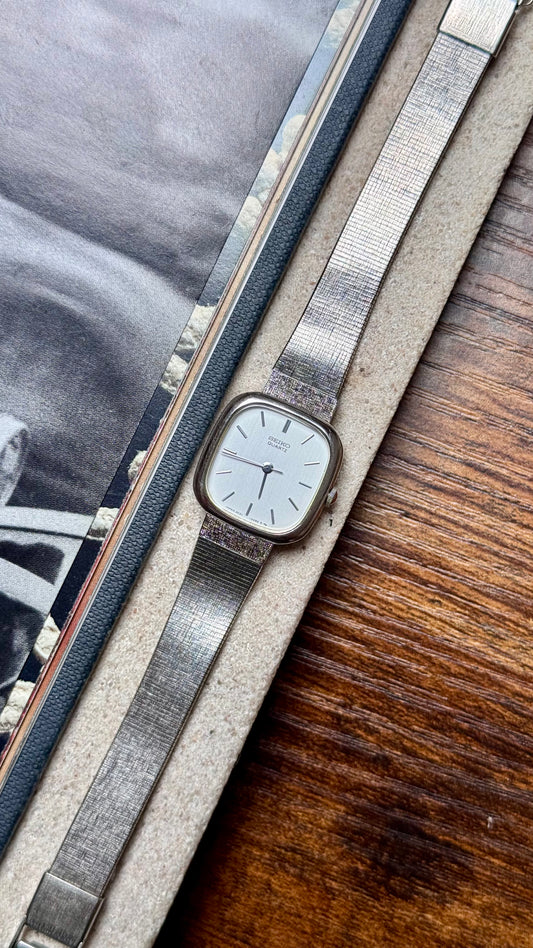 Vintage Seiko Watch 1984 - Palladium plated