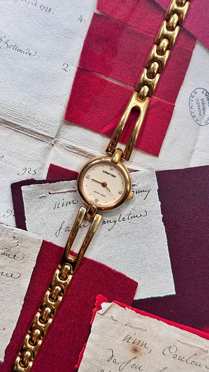 Dainty Gold Tone Watch Collection 1990s