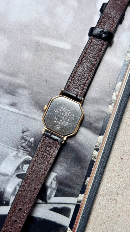 Classic Seiko Vintage Watch 1993 - Gold plated case, gold-filled buckle