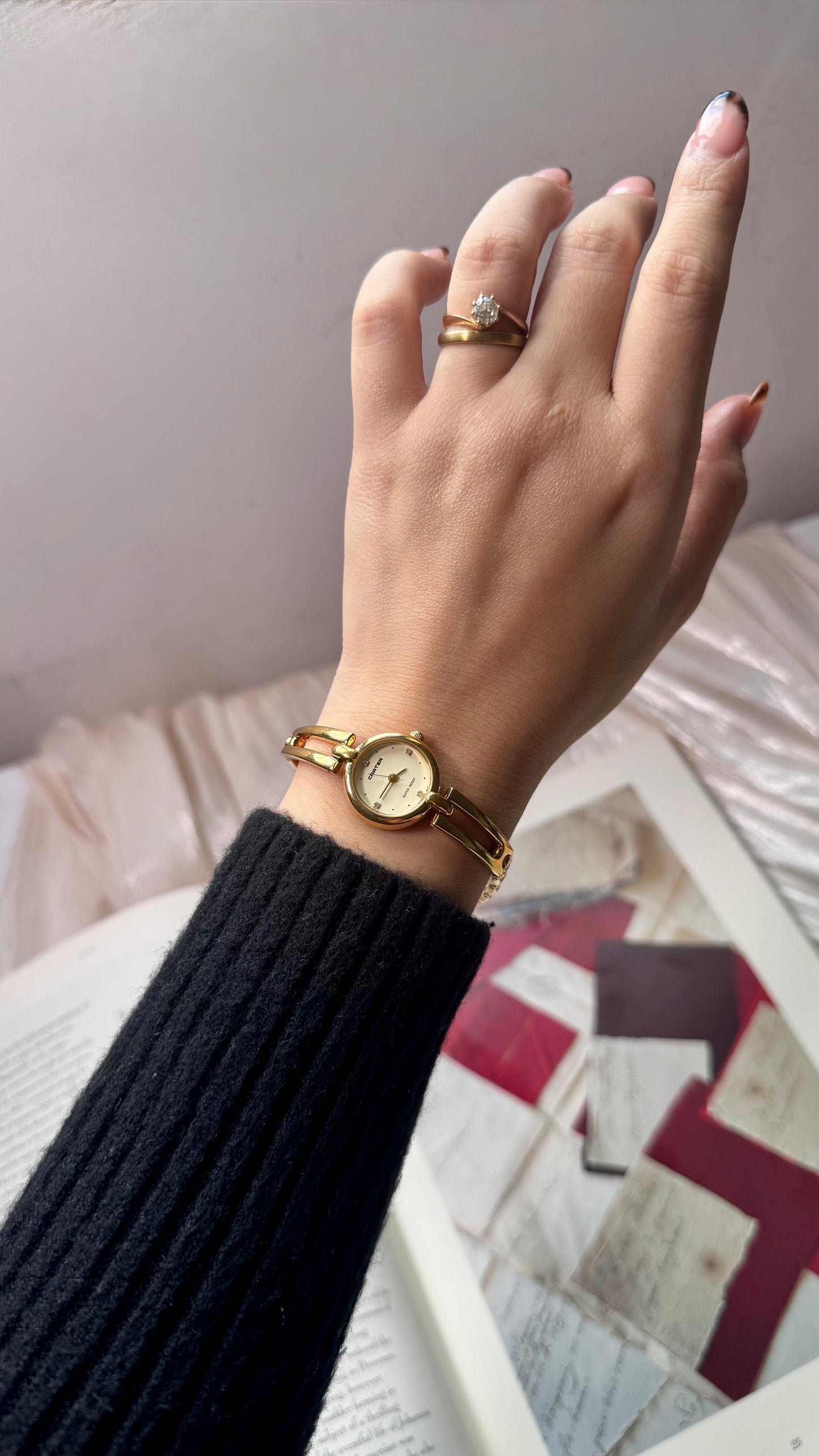 Dainty Gold Tone Watch Collection 1990s