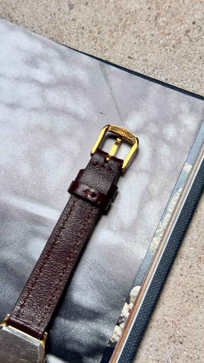 Classic Seiko Vintage Watch 1985 - Gold plated, original buckle