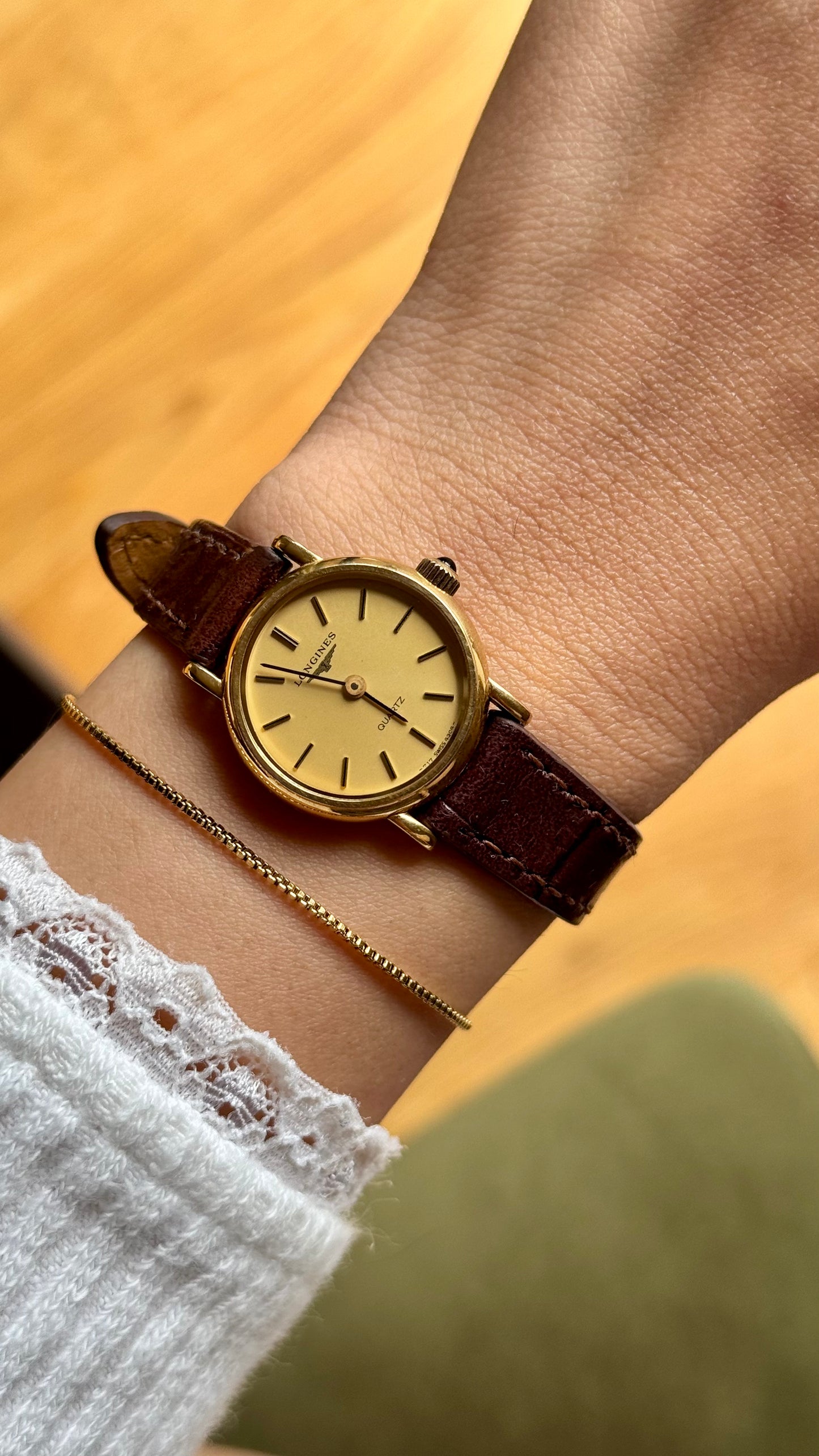 Longines Ladies Watch 1980s - gold plated