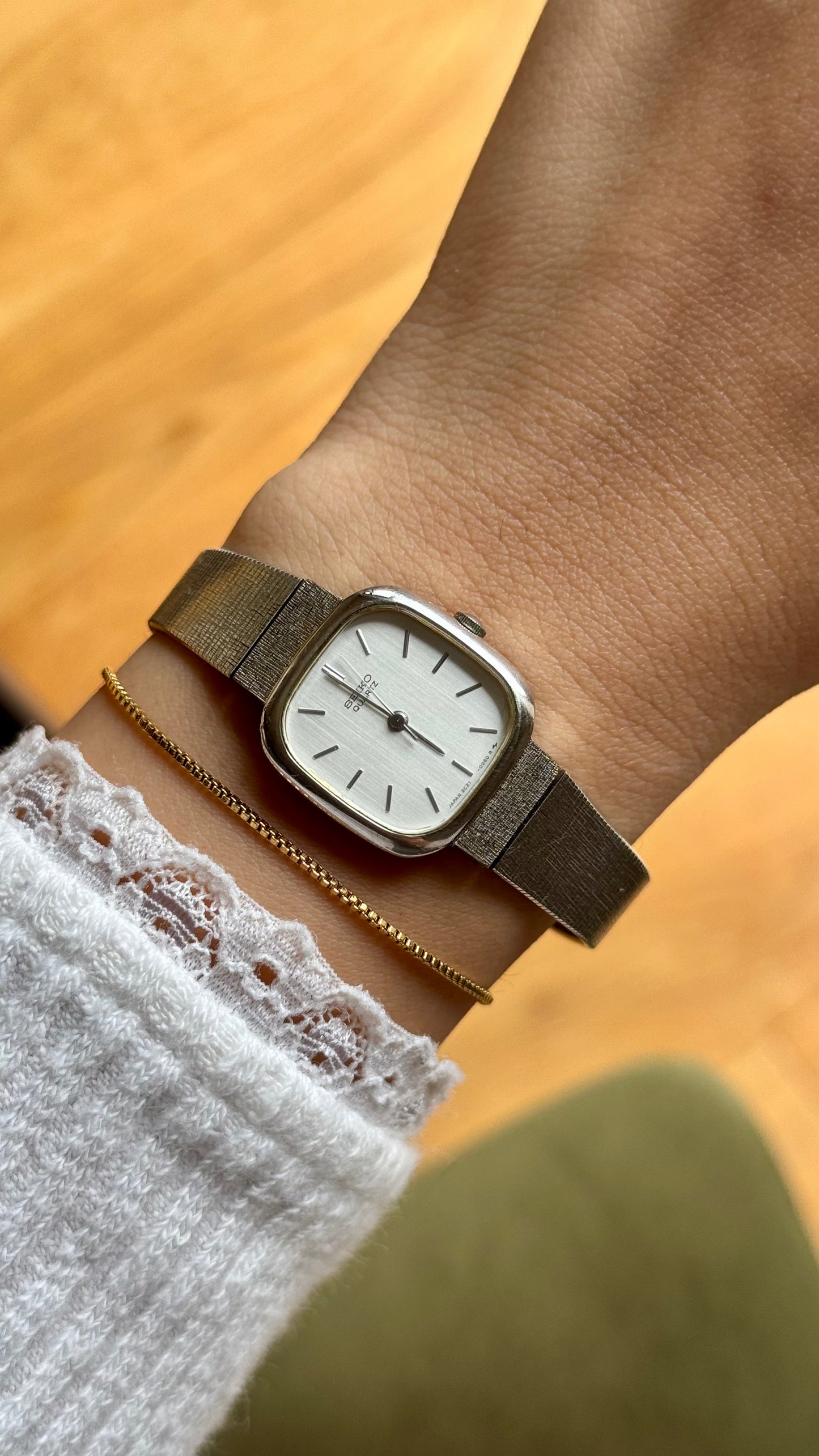 Vintage Seiko Watch 1984 - Palladium plated