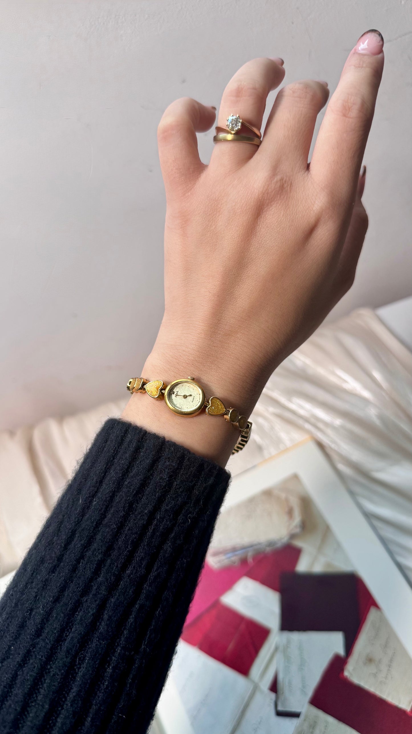 Dainty Gold Tone Watch Collection 1990s