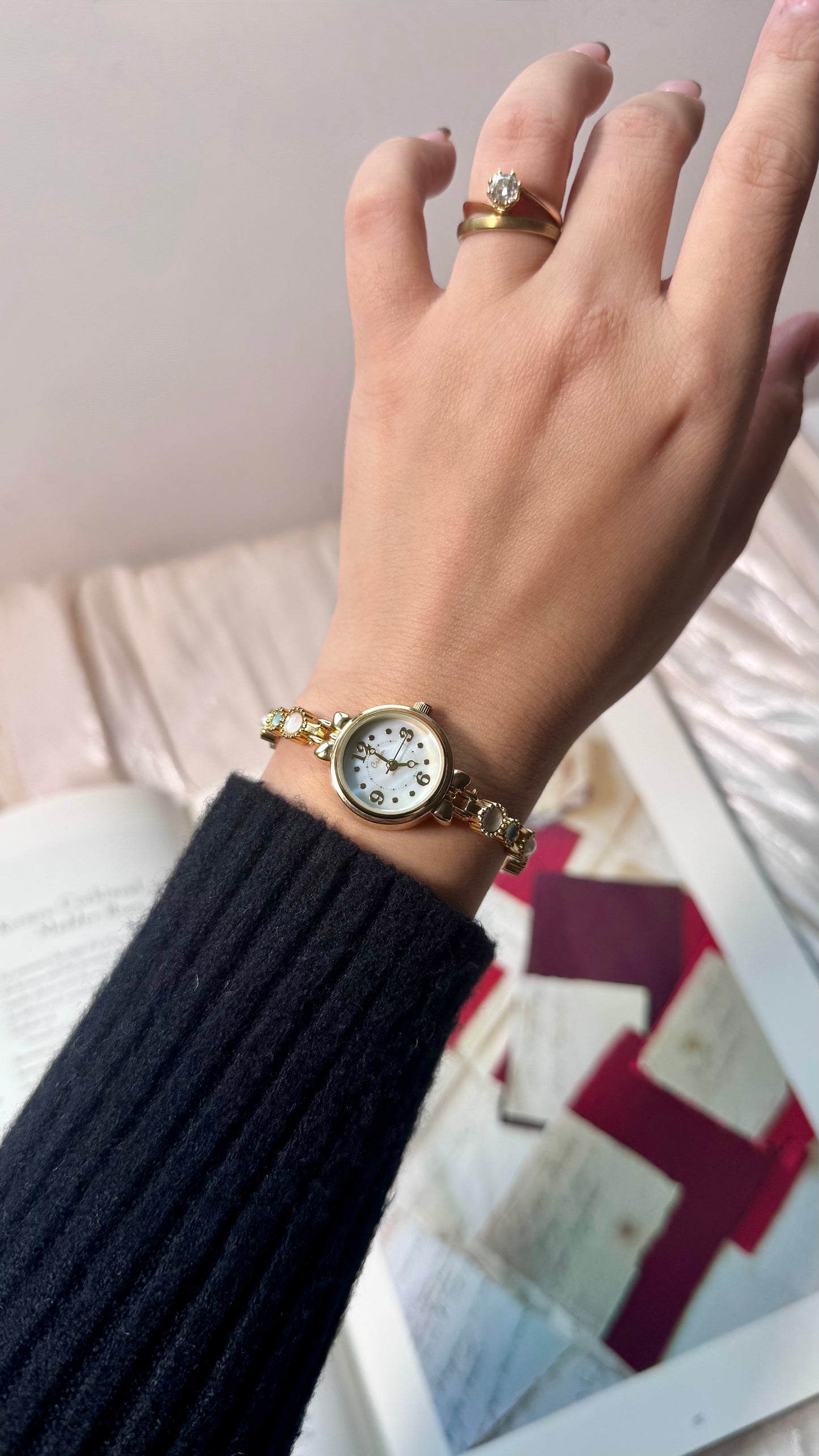 Dainty Gold Tone Watch Collection 1990s